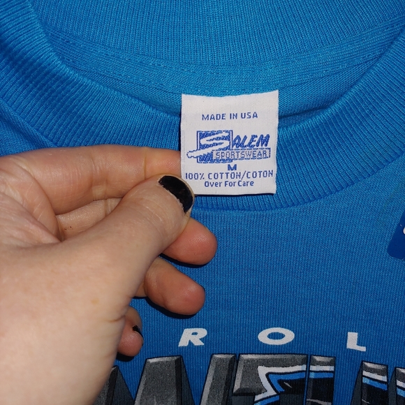 Vintage 90s NOS Carolina Panthers NFL Shirt - Picture 5 of 6